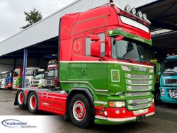 Scania R580 V8 Custom interiour, 6x2 Boogie, Euro 6, Retarder, Topline, Standclima, WB 310, Truckcenter Apeldoorn