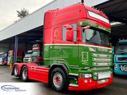 Scania R580 V8 6x2 Boogie, Retarder, Standclima, Topline, Euro 6, Special interiour, Truckcenter Apeldoorn