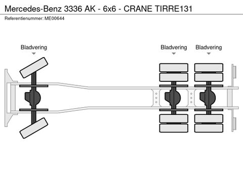 Mercedes-Benz 3336 AK - 6x6 - CRANE TIRRE131 | CAB Trucks [22]