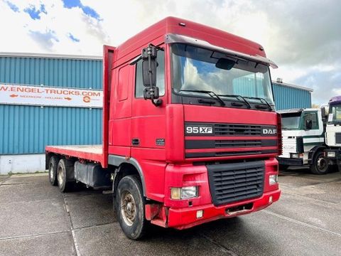 DAF 95-430XF SPACECAB 6x4 FULL STEEL WITH OPEN BODY (EURO 3 / 9.000 KG. FRONT AXLE / FULL STEEL SUSPENSION / REDUCTION AXLES / ZF16 MANUAL GEARBOX / AIRCONDITIONING) | Engel Trucks B.V. [2]