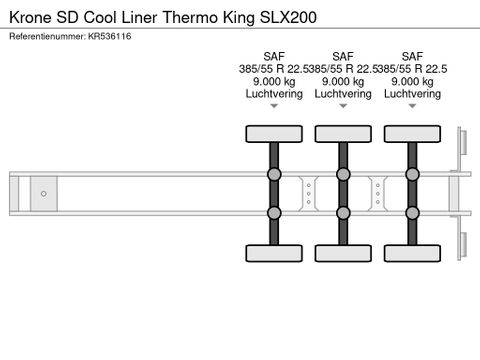 Krone SD Cool Liner Thermo King SLX200 | Van der Heiden Trucks [19]
