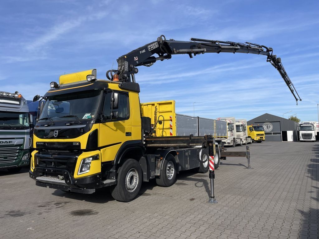 Volvo FMX 500 8x4 Tridem Kipper /Kraan Euro 6