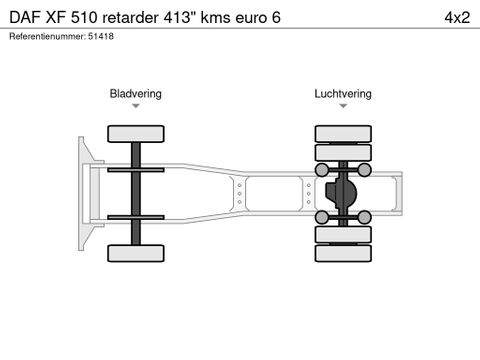 DAF XF 510 retarder  413" kms  euro 6   | MD Trucks [19]