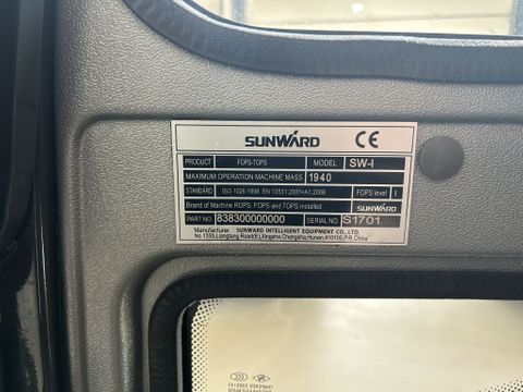 Sunward SWE20F Graafmachine Nieuw 3 Bakken Snelwissel + Extra functie Uit Voorraad Leverbaar | Van Nierop BV [20]