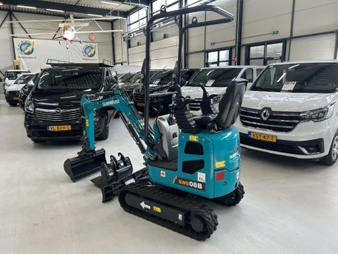 Sunward SWE08B Graafmachine Nieuw Joysticks 3 Bakken Extra functie Uit Voorraad Leverbaar | Van Nierop BV [12]