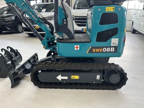 Sunward SWE08B Graafmachine Nieuw Joysticks 3 Bakken Extra functie Uit Voorraad Leverbaar | Van Nierop BV [5]