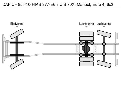 DAF HIAB 377-E6 + JIB 70X, Manuel, Euro 4, 6x2 | Truckcenter Apeldoorn [11]