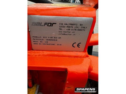Balfor Gebruikte Kliever Balfor A10 V-OR 500 EM | Spapens Machinehandel [9]