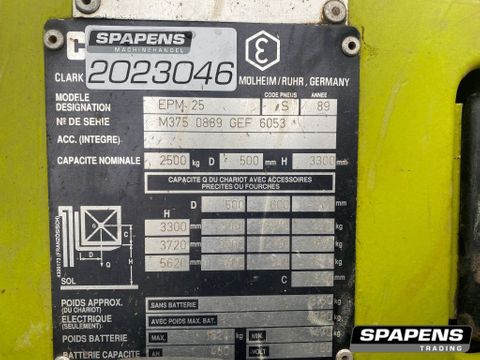 Clark EPM 25 heftruck | Spapens Machinehandel [9]