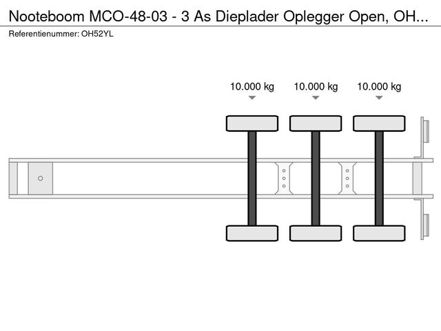 Nooteboom MCO-48-03 - 3 As Dieplader Oplegger Open, OH-52-YL | JvD Aanhangwagens & Trailers [22]