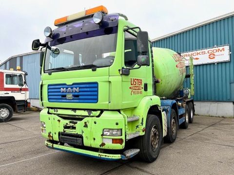 MAN 35.410BB (ONLY 246.500 KM!!) 8x4 FULL STEEL 10M3 CONCRETE MIXER (ZF16 MANUAL GEARBOX / REDUCTION AXLES / FULL STEEL SUSPENSION / AIRCONDITIONING) | Engel Trucks B.V. [1]