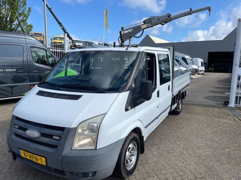 Ford 2.2TDCI Dubbelcabine 5+1 Pers Openlaadbak Trekhaak En Hiab 022T Kraan | Van Nierop BV [2]
