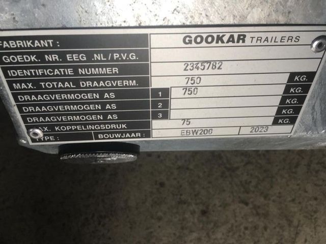 Gookar Dekselwagen ongeremd 200 x 100 x 55 cm. | JvD Aanhangwagens & Trailers [11]