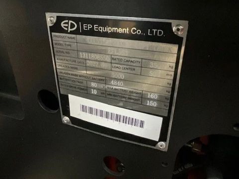 EP EFL 353 li-ion met een hefhoogte van 4,80m | Used Machinery Trading B.V. [17]