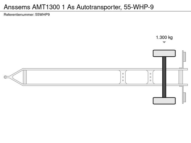 Anssems AMT1300 1 As Autotransporter, 55-WHP-9 | JvD Aanhangwagens & Trailers [20]