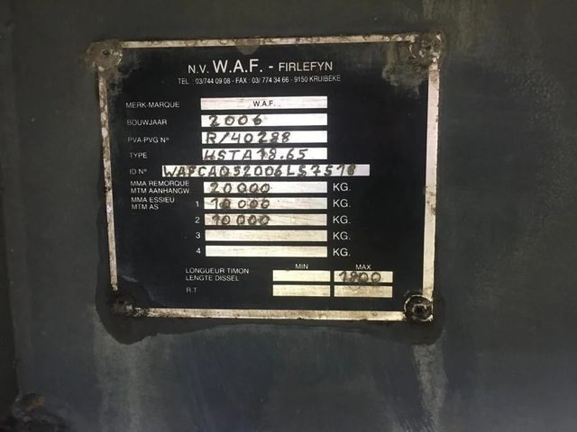 WAF HSTA18.65 2 As Wipkar Open, 26-WKV-8 | JvD Aanhangwagens & Trailers [15]