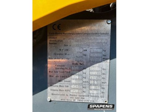 Mustang Kniklader / loader / shovel AL 708 | Spapens Machinehandel [20]