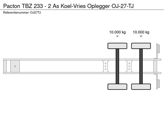 Pacton TBZ 233 - 2 As Koel-Vries Oplegger OJ-27-TJ | JvD Aanhangwagens & Trailers [24]
