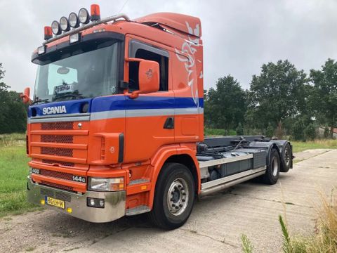 Scania V 8 144.460 MANUAL GEAR RESERVED GERESERVEERD | CAB Trucks [5]