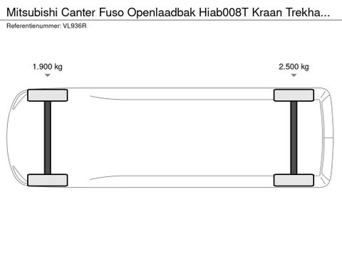 Mitsubishi Fuso Openlaadbak Hiab008T Kraan Trekhaak Automaat 129000KM | Van Nierop BV [13]