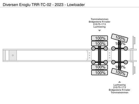 Diversen Eroglu TRR-TC-02 - 2023 - Lowloader | Companjen Bedrijfswagens BV [96]