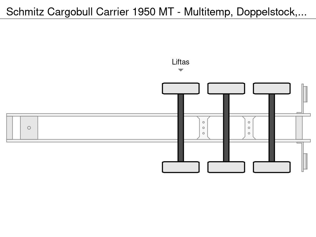Schmitz Cargobull Carrier 1950 MT - Multitemp, Doppelstock, Liftaxle. | Truckcenter Apeldoorn [9]
