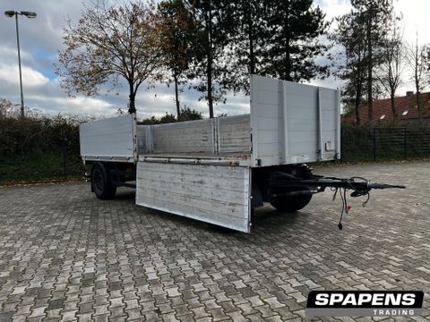 Schwarzmüller aanhanger met kleppen . / landbouw wagen platte kar | Spapens Machinehandel [11]