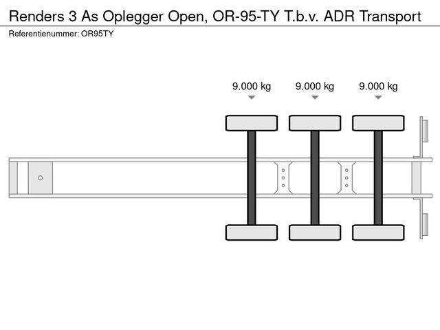 Renders 3 As Oplegger Open, OR-95-TY T.b.v. ADR Transport | JvD Aanhangwagens & Trailers [17]