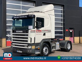Scania  R124 420 manual retarder ac hydraulics