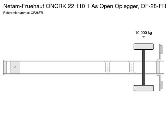 Netam-Fruehauf ONCRK 22 110 1 As Open Oplegger, OF-28-FR | JvD Aanhangwagens & Trailers [13]