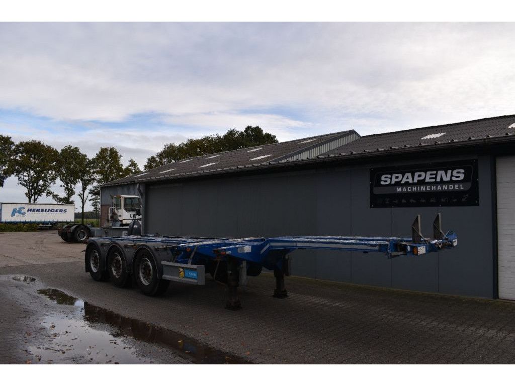D-Tec VCC-01 uitschuifbare trailer container chassis | Spapens Machinehandel [1]