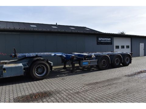 D-Tec VCC-01 uitschuifbare trailer container chassis | Spapens Machinehandel [20]