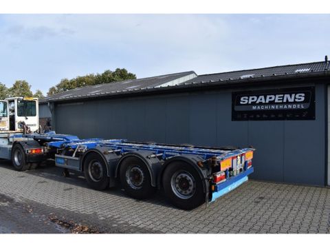 D-Tec VCC-01 uitschuifbare trailer container chassis | Spapens Machinehandel [3]