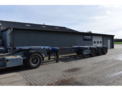D-Tec VCC-01 uitschuifbare trailer container chassis | Spapens Machinehandel [7]