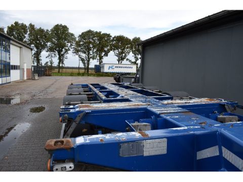 D-Tec VCC-01 uitschuifbare trailer container chassis | Spapens Machinehandel [9]