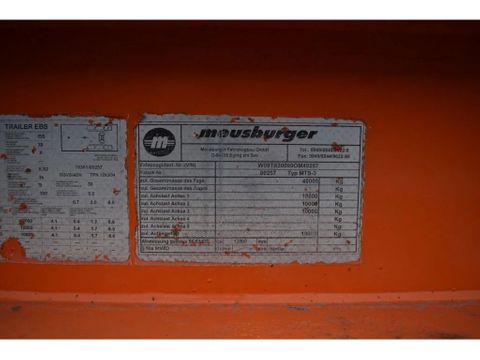 MEUSBURGER Semi dieplader hefbed lier stuuras NIEUWE APK / TUV | Spapens Machinehandel [11]