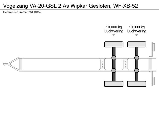 Vogelzang VA-20-GSL 2 As Wipkar Gesloten, WF-XB-52 | JvD Aanhangwagens & Trailers [22]