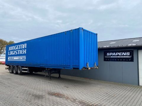 D-Tec Uitschuifbare Container chassis incl 45 FT Container | Spapens Machinehandel [1]