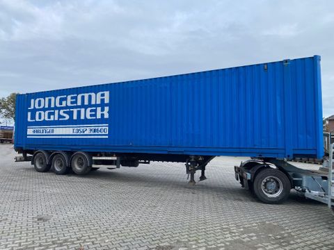 D-Tec Uitschuifbare Container chassis incl 45 FT Container | Spapens Machinehandel [10]