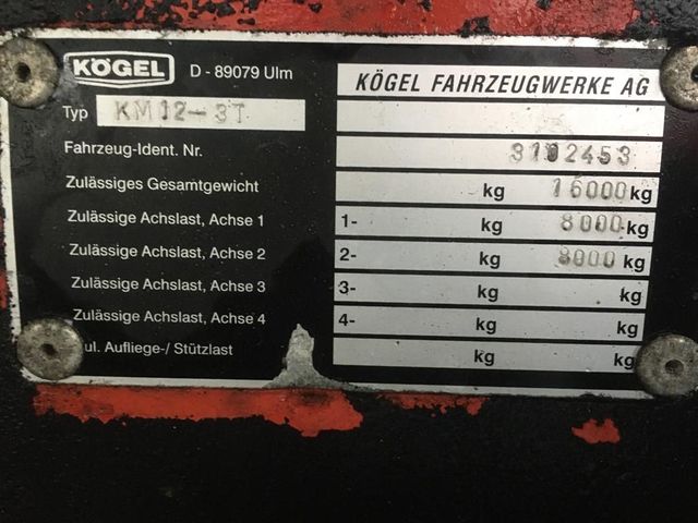 Kögel KM123T 2 As Kipper Wipkar Open > 3 Zijdig, WN-21-LK | JvD Aanhangwagens & Trailers [18]