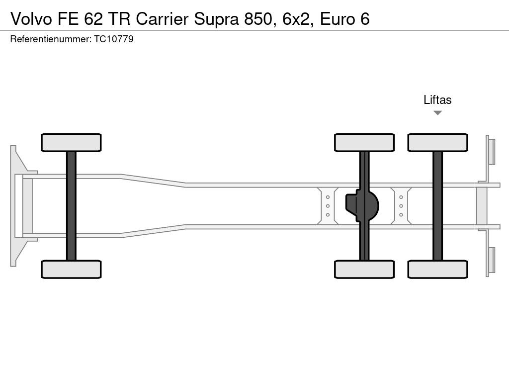 Volvo 62 TR Carrier Supra 850, 6x2, Euro 6 | Truckcenter Apeldoorn [13]