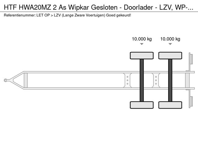 HTF HWA20MZ 2 As Wipkar Gesloten - Doorlader - LZV, WP-TZ-35 | JvD Aanhangwagens & Trailers [29]