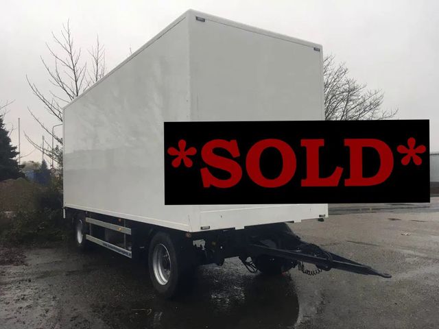 Burg 2 As Vrachtwagen Aanhangwagen Gesloten, WS-GD-26 *SOLD* | JvD Aanhangwagens & Trailers [1]