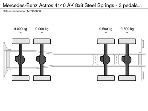 Mercedes-Benz AK 8x8 Steel Springs - 3 pedals MANUAL | CAB Trucks [33]