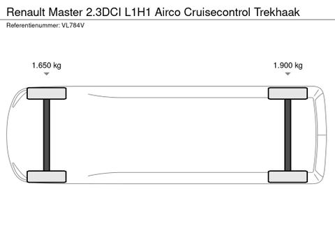 Renault 2.3DCI L1H1 Airco Cruisecontrol Trekhaak | Van Nierop BV [9]