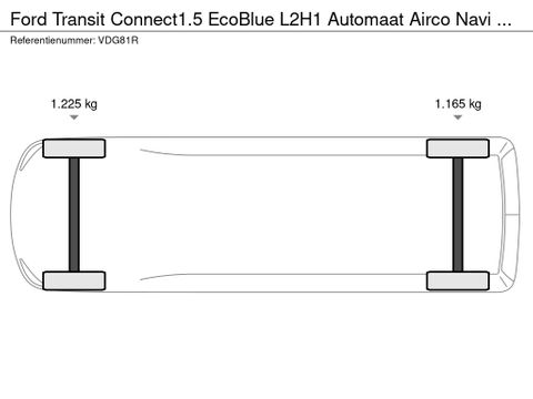 Ford Connect1.5 EcoBlue L2H1 Automaat Airco Navi Cruisecontrol | Van Nierop BV [14]