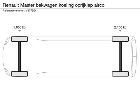 Renault Master bakwagen koeling oprijklep airco | Van Nierop BV [12]