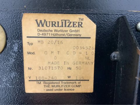 Wurlitzer 1015-CD 100 CD | Used Machinery Trading B.V. [8]