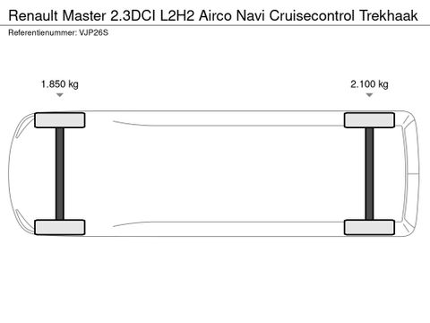 Renault 2.3DCI L2H2 Airco Navi Cruisecontrol Trekhaak | Van Nierop BV [12]