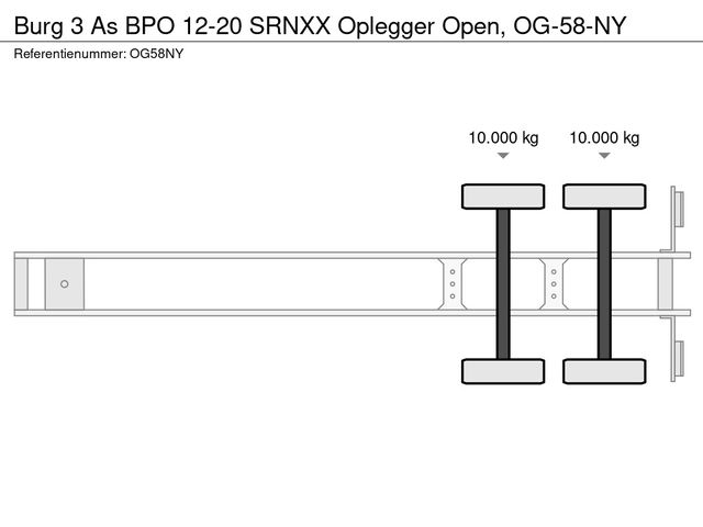Burg 3 As BPO 12-20 SRNXX  Oplegger Open, OG-58-NY | JvD Aanhangwagens & Trailers [20]